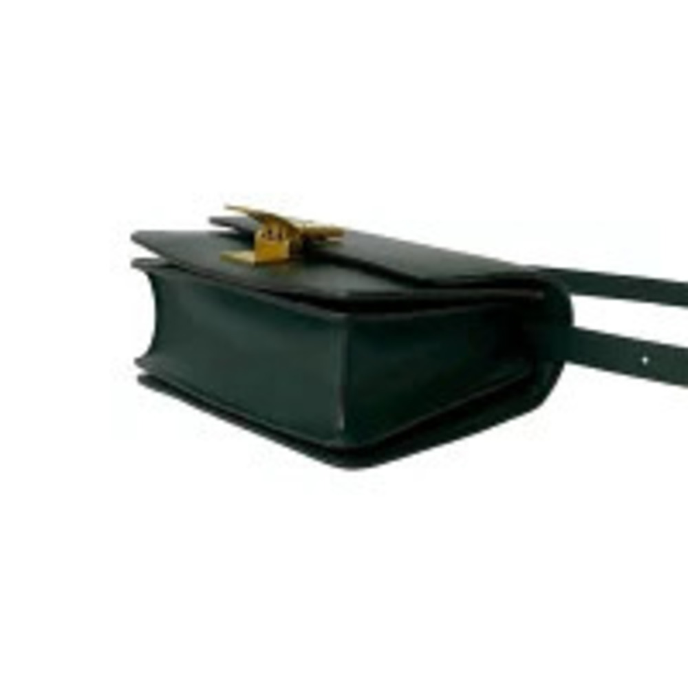 CELINE Calf Leather Shoulder Bag Green - Picture 8 of 10